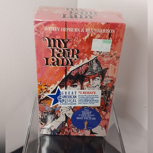 'My Fair Lady' VHS Audrey Hepburn, Rex Harrison 1964 Best Picture Winner Sealed - Picture 4 of 8
